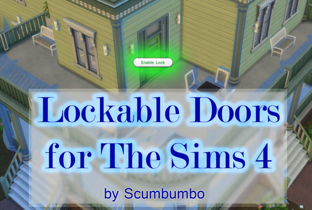 sims 4 door lock mod download