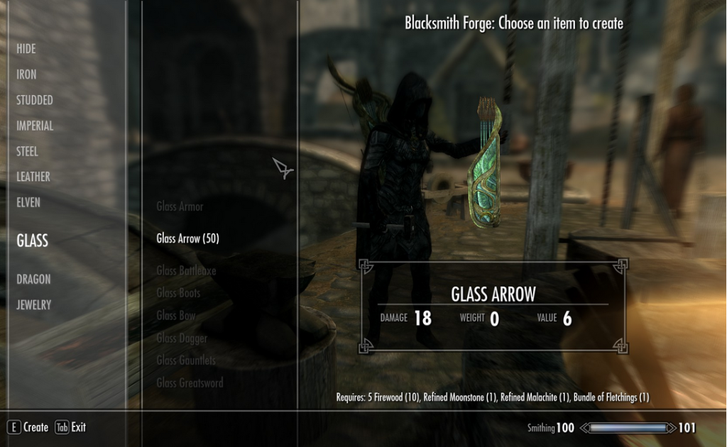 skyrim arrow making mod